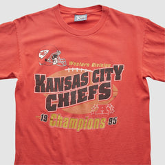 Kansas City Chiefs Lee 1995 T-shirt Red Vintage - Fanatics