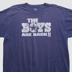 Dallas Cowboys Cowboys Authentic Apparel 2000s T-shirt Navy Vintage - Fanatics