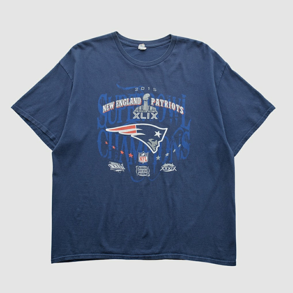 New England Patriots Delta 2015 T-shirt Navy Vintage - Fanatics