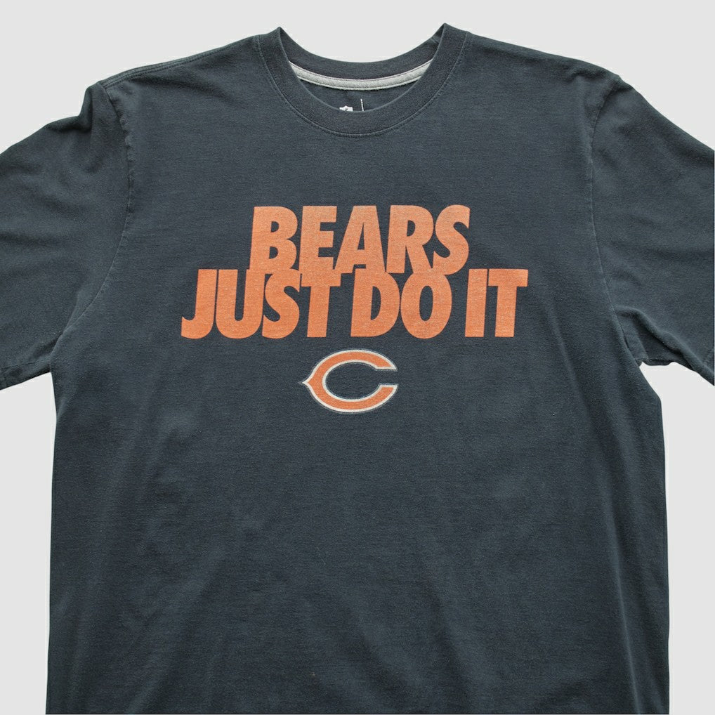 Chicago Bears NFL 2010s T-shirt Black Vintage - Fanatics