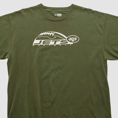 New York Jets NFL 2000s T-shirt Olive Vintage - Fanatics