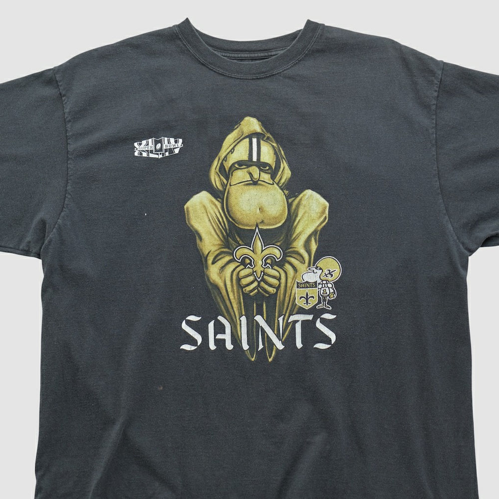 New Orleans Saints Reebok 2010 T-shirt Black Vintage - Fanatics