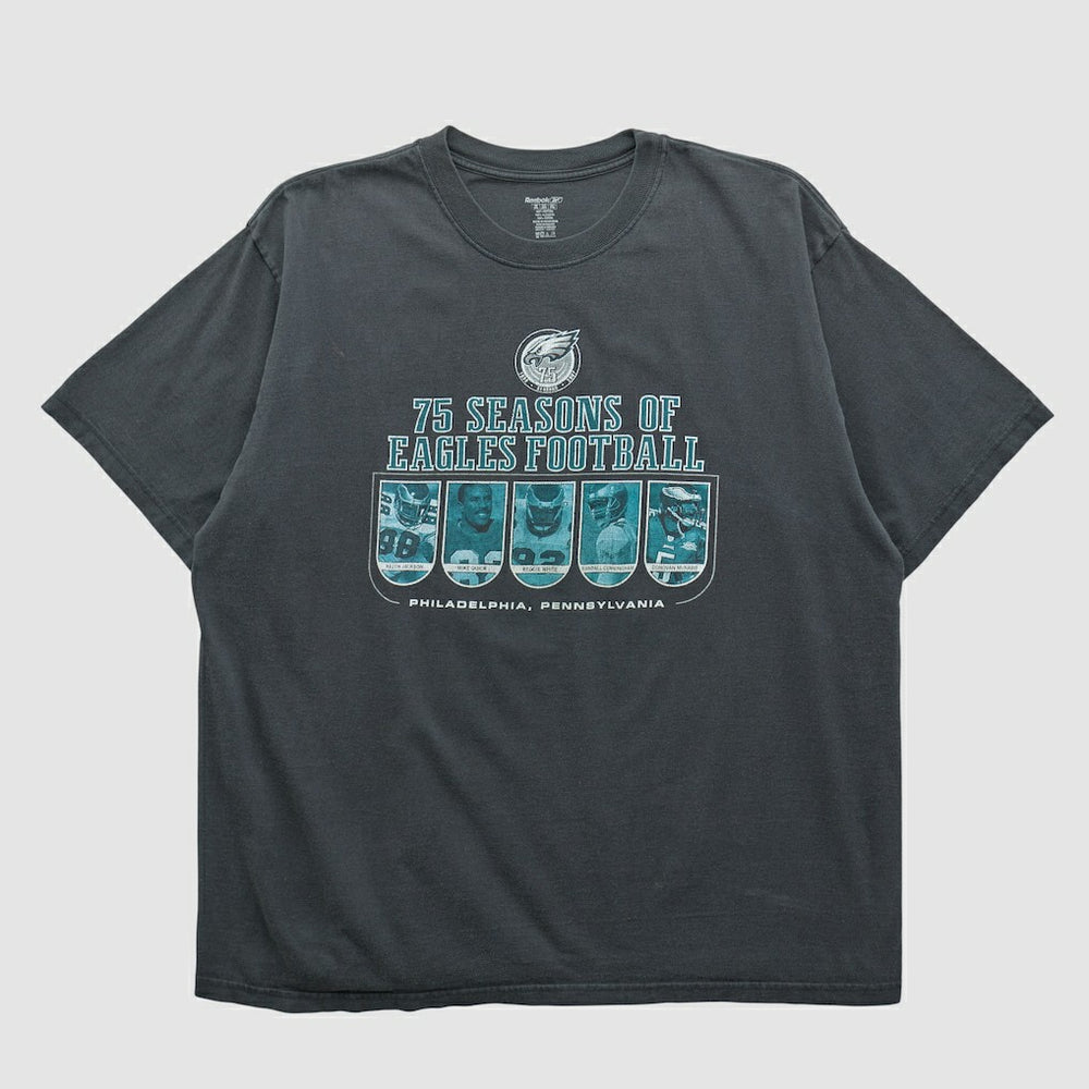 Philadelphia Eagles Reebok 2007 T-shirt Black Vintage - Fanatics