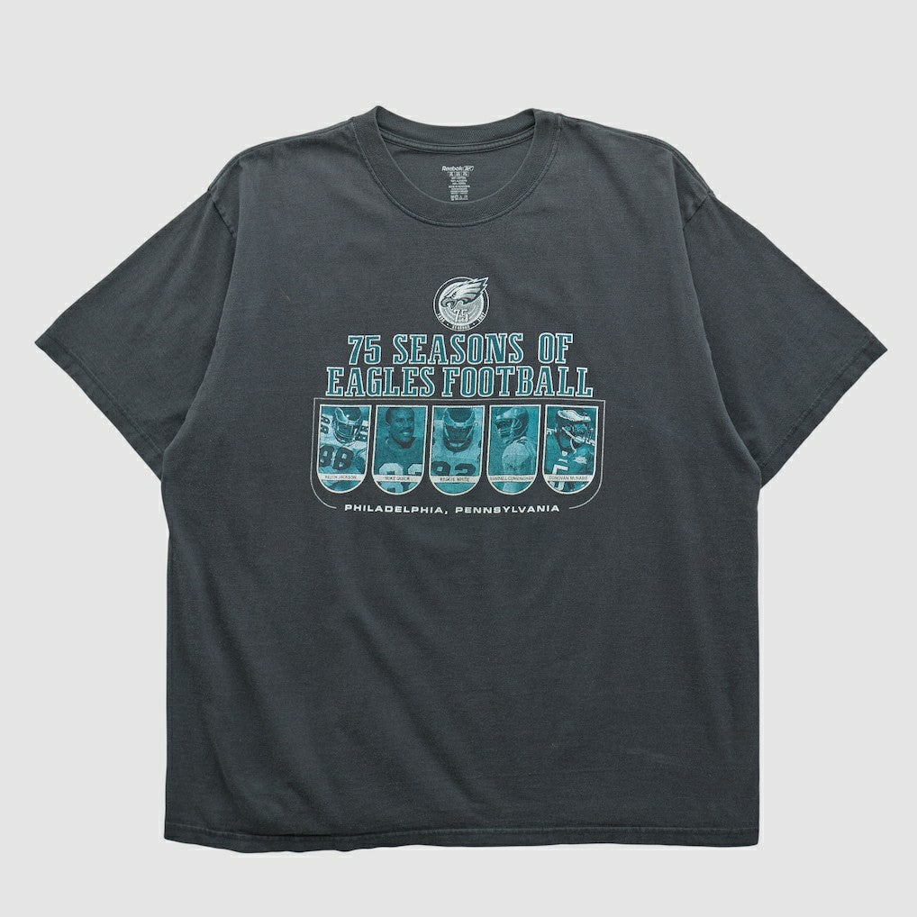 Philadelphia Eagles Reebok 2007 T-shirt Black Vintage - Fanatics