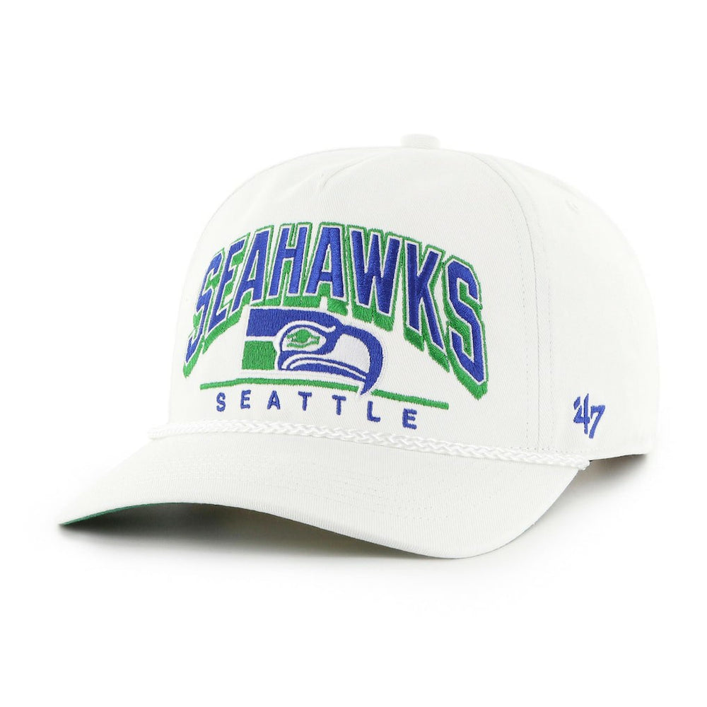 Seattle Seahawks '47 Coltrane Throwback Rope Hitch Adjustable Hat White - 47 brand