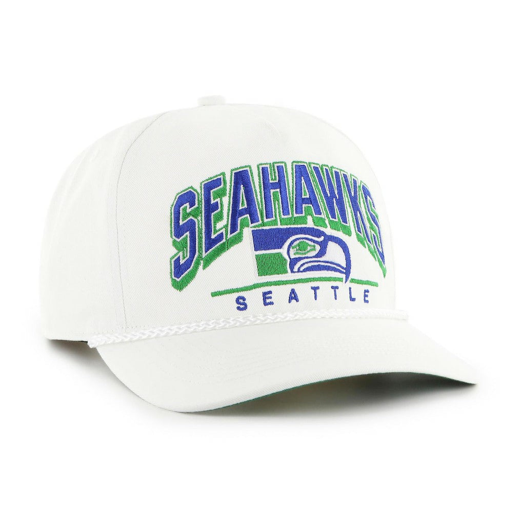 Seattle Seahawks '47 Coltrane Throwback Rope Hitch Adjustable Hat White - 47 brand