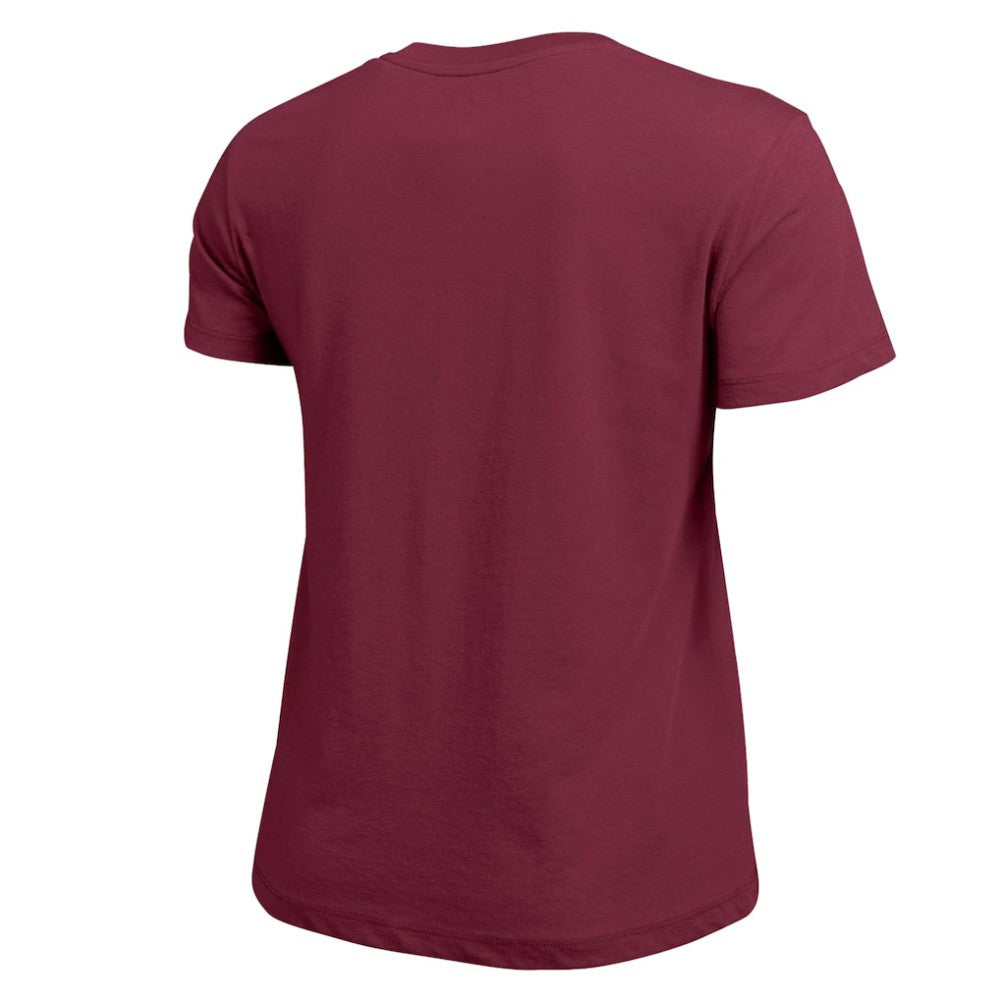 Colorado Avalanche - Champion Women's Wordmark Lockup T-Shirt Burgundy