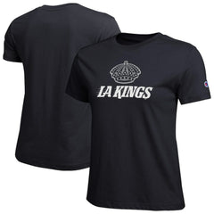 Los Angeles Kings - Champion Women's Wordmark Lockup T-Shirt Black