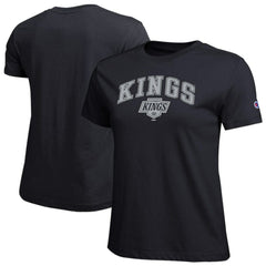 Los Angeles Kings - Champion Women's Arch Mascot Logo T-Shirt Black
