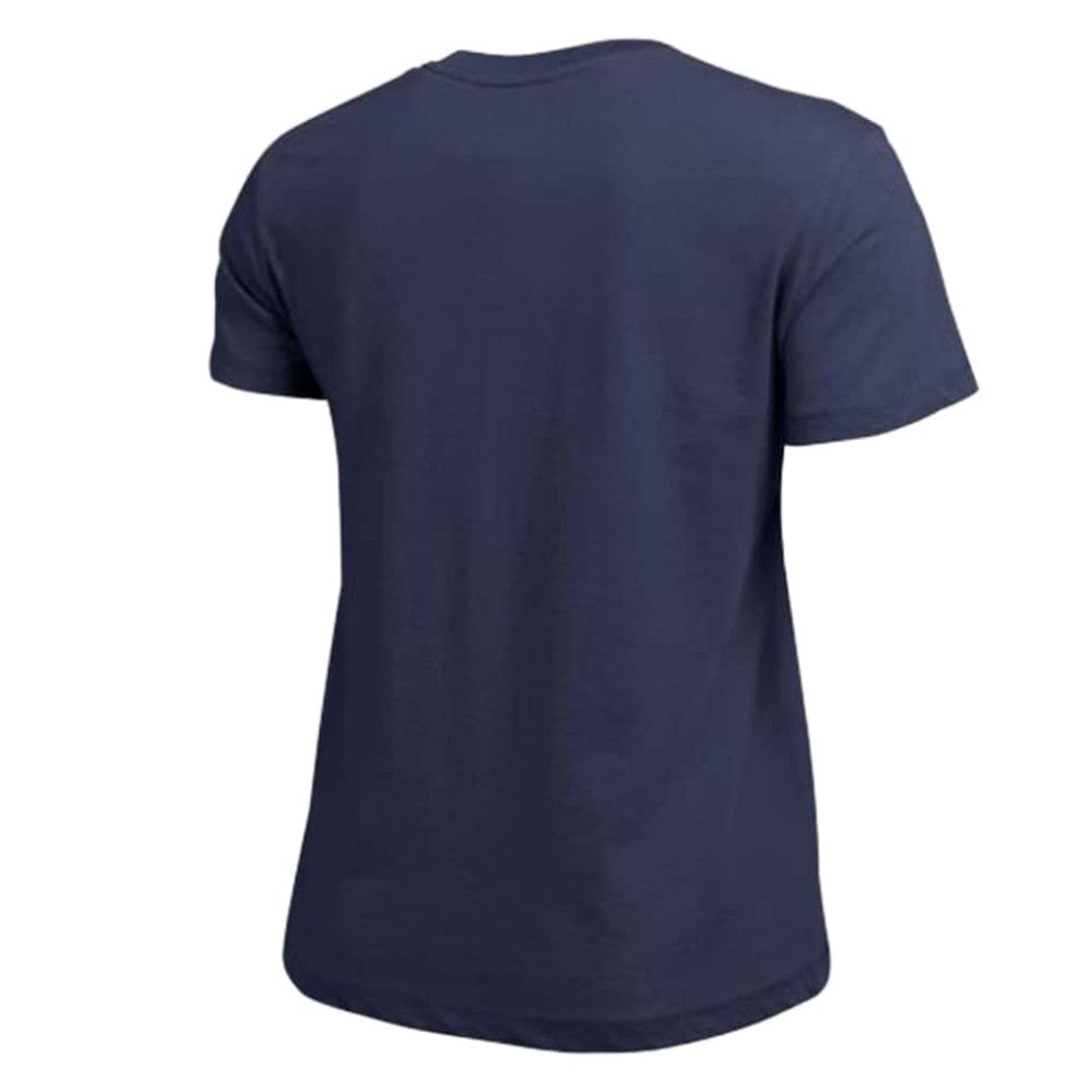 Seattle Kraken Champion Women's Arch Mascot Logo T-Shirt Navy