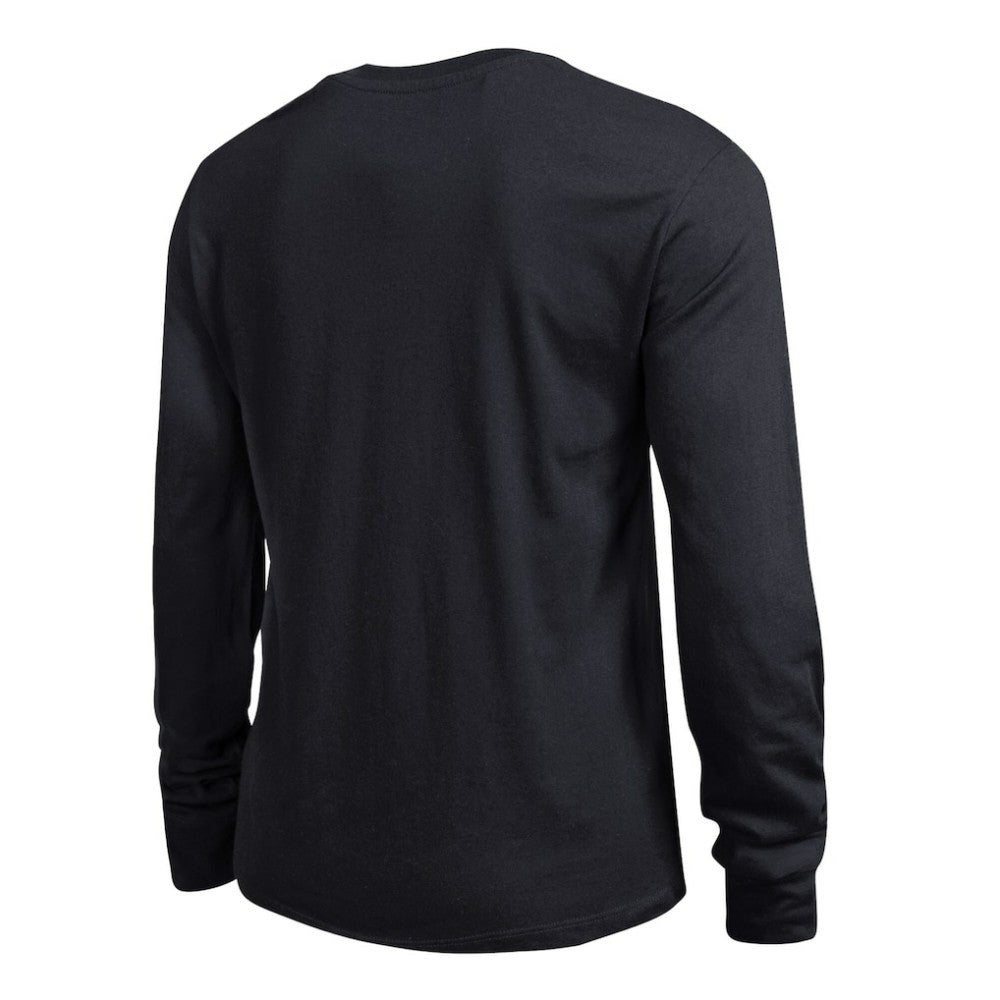 San Jose Sharks - Champion Women's Wordmark Lockup Long Sleeve T-Shirt Black