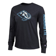Utah Mammoth - Champion Women's 2-Hit Long Sleeve T-Shirt Black