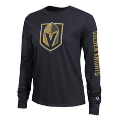 Vegas Golden Knights Champion Women's 2-Hit Long Sleeve T-Shirt Black