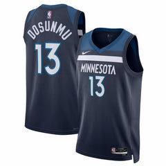 Nike - Ayo Dosunmu Minnesota Timberwolves Unisex Swingman Jersey - Icon Edition - Navy