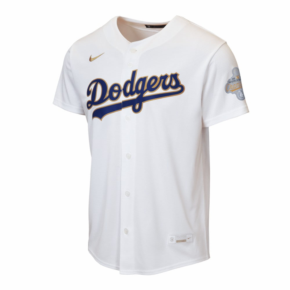 Los Angeles Dodgers Nike Youth 2026 Gold Collection Home Replica Jersey Online