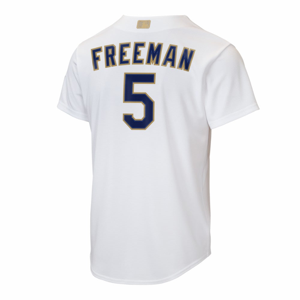 Freddie Freeman Los Angeles Dodgers Nike Youth 2026 Gold Collection Home Replica Jersey - White | MLB Jerseys