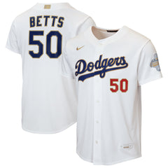 Mookie Betts Los Angeles Dodgers Nike Youth 2026 Gold Collection Home Replica Jersey Near Me