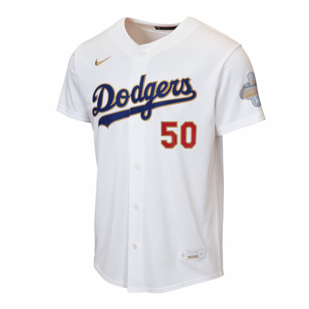 Mookie Betts Los Angeles Dodgers Nike Youth 2026 Gold Collection Home Replica Jersey Near Me