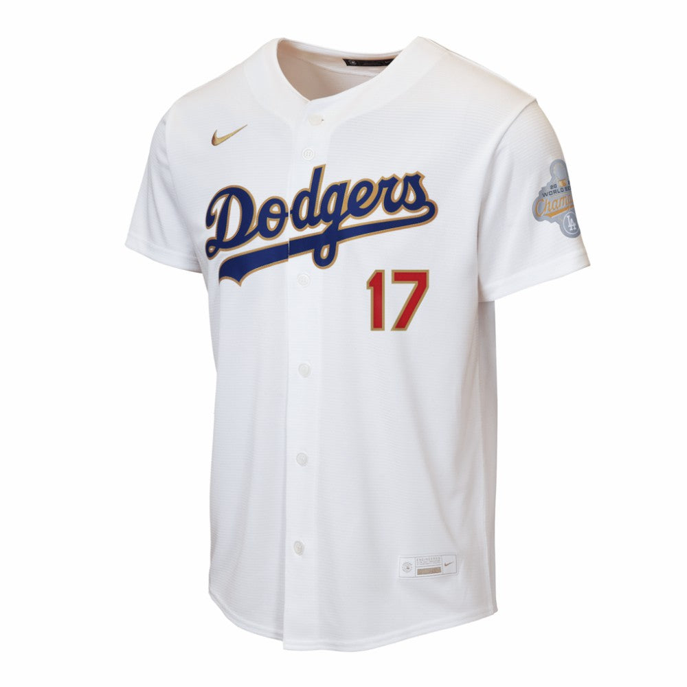 Shohei Ohtani Los Angeles Dodgers Nike Youth 2026 Gold Collection Home Replica Jersey - White | MLB Jerseys