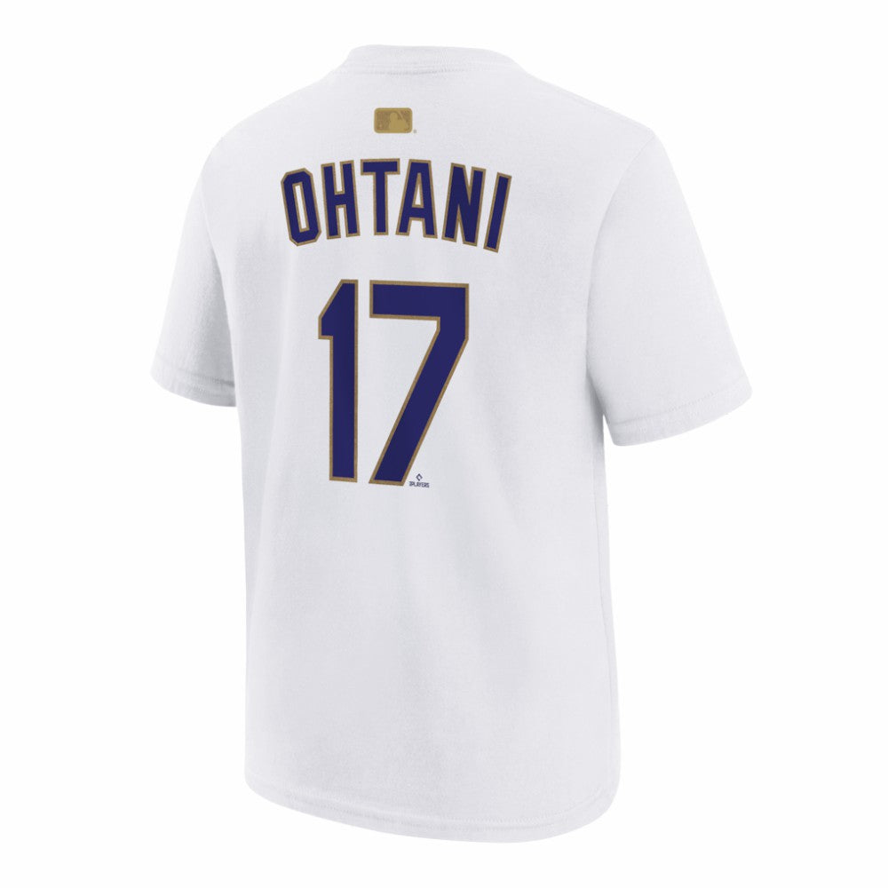 Shohei Ohtani Los Angeles Dodgers Nike Youth 2026 Gold Collection Name & Number T-Shirt Lifestyle