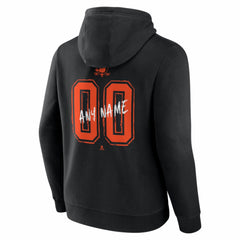 Anaheim Ducks - Big & Tall Hustle Personalized Name & Number Hoodie Black