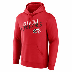 Carolina Hurricanes - Hustle Personalized Name & Number Hoodie Red