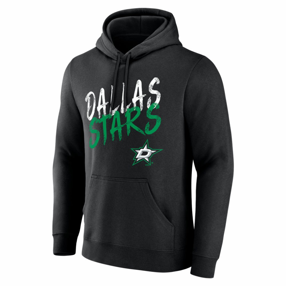 Dallas Stars - Hustle Personalized Name & Number Hoodie Black