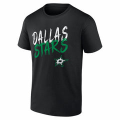 Dallas Stars - Hustle Personalized Name & Number T-Shirt Black