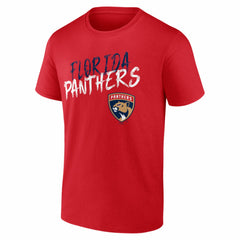 Florida Panthers - Big & Tall Hustle Personalized Name & Number T-Shirt Red