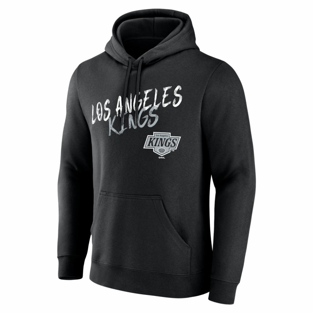 Los Angeles Kings - Big & Tall Hustle Personalized Name & Number Hoodie Black