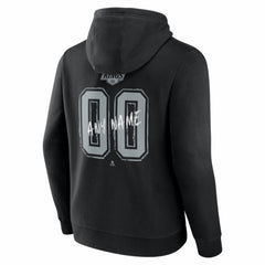 Los Angeles Kings - Big & Tall Hustle Personalized Name & Number Hoodie Black