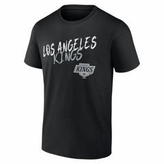 Los Angeles Kings - Big & Tall Hustle Personalized Name & Number T-Shirt Black