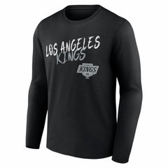 Los Angeles Kings - Hustle Personalized Name & Number Long Sleeve T-Shirt Black