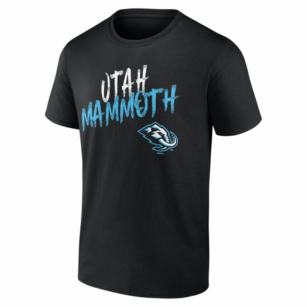 Utah Mammoth - Hustle Personalized Name & Number T-Shirt Black
