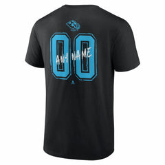 Utah Mammoth - Hustle Personalized Name & Number T-Shirt Black
