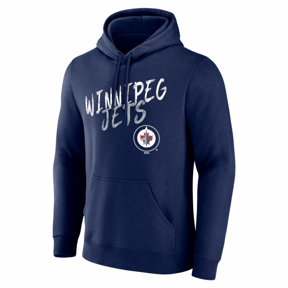 Winnipeg Jets - Hustle Personalized Name & Number Hoodie Navy