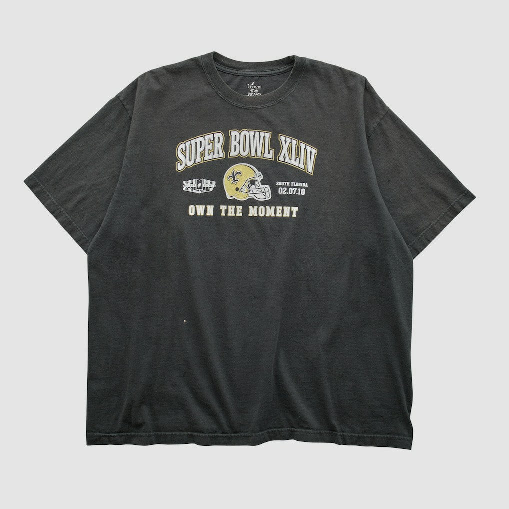 New Orleans Saints 2010 T-shirt Black Vintage - Fanatics