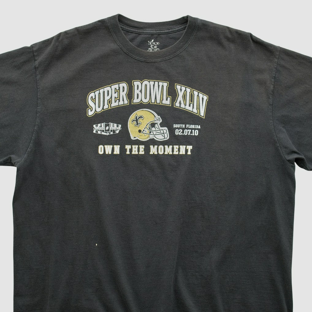 New Orleans Saints 2010 T-shirt Black Vintage - Fanatics