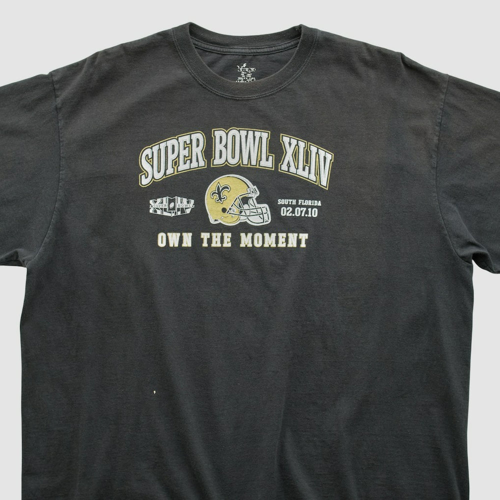 New Orleans Saints 2010 T-shirt Black Vintage - Fanatics