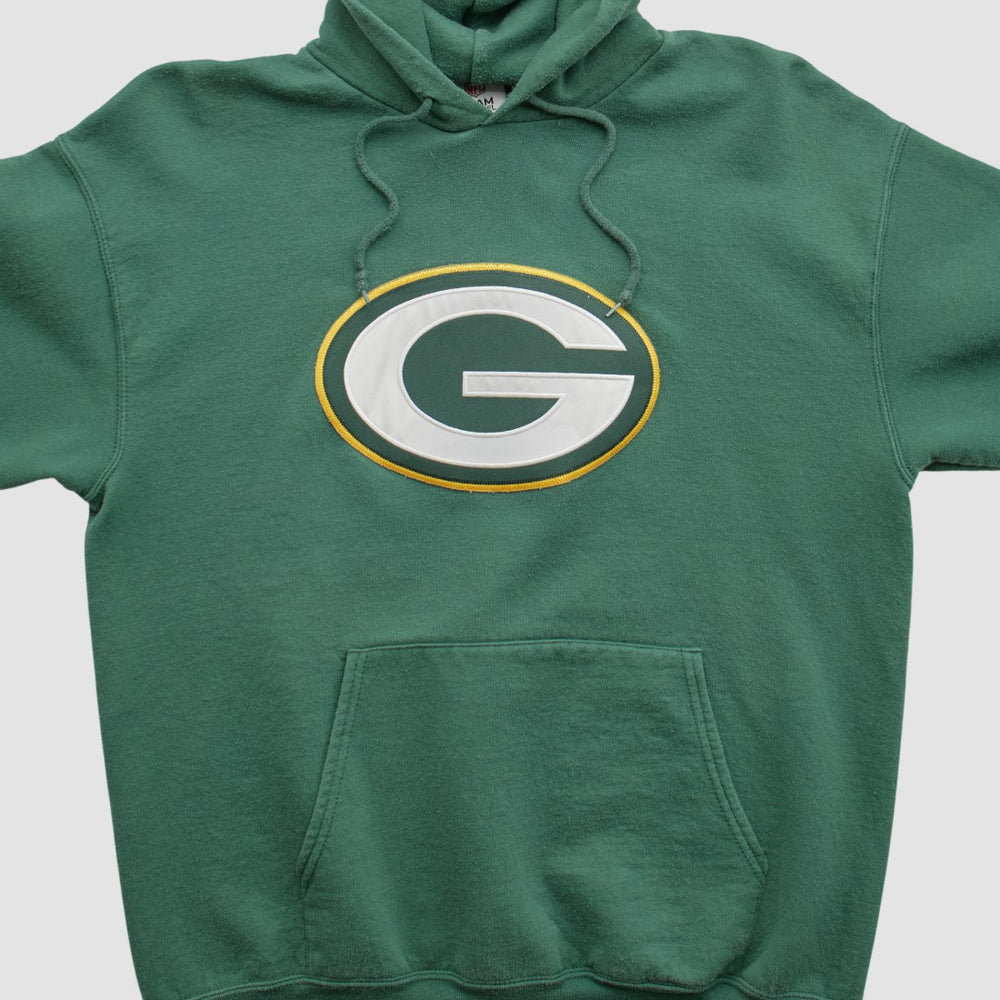Green Bay Packers NFL 2010s Hooded Pullover Sweatshirt Green Vintage - Fanatics