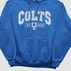 Indianapolis Colts NFL Hooded Pullover Sweatshirt Blue Vintage - Fanatics