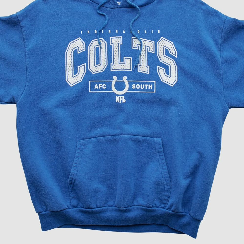 Indianapolis Colts NFL Hooded Pullover Sweatshirt Blue Vintage - Fanatics