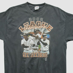 San Francisco Giants Hanes 2002 T-shirt Clearance
