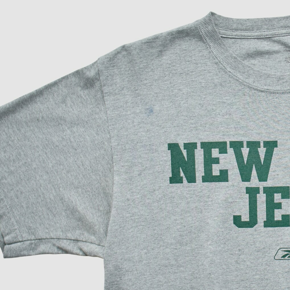 New York Jets Reebok 2000s T-shirt Heather Gray Vintage - Fanatics