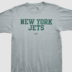 New York Jets Reebok 2000s T-shirt Heather Gray Vintage - Fanatics