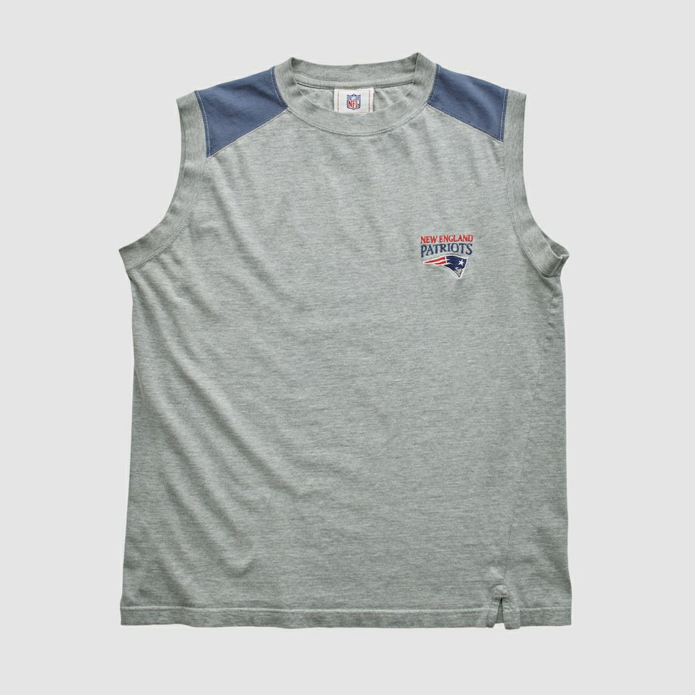 New England Patriots NFL Tank Heather Gray Vintage - Fanatics