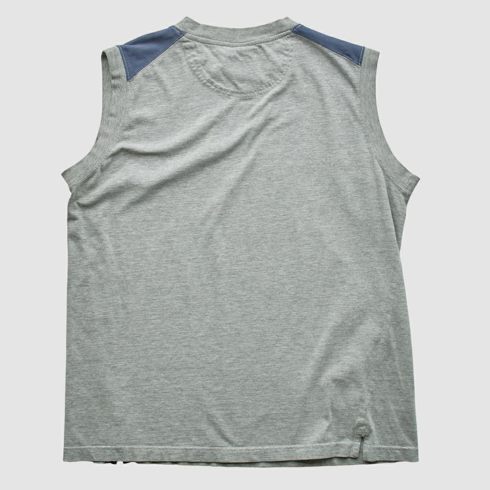 New England Patriots NFL Tank Heather Gray Vintage - Fanatics