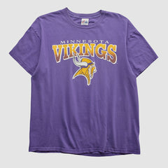 Minnesota Vikings Majestic 2000s T-shirt Purple Vintage - Fanatics