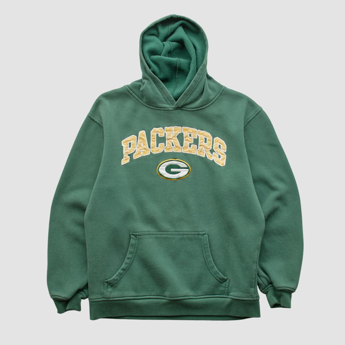 Green Bay Packers NFL 2000s Hooded Pullover Sweatshirt Green Vintage - Fanatics