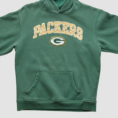 Green Bay Packers NFL 2000s Hooded Pullover Sweatshirt Green Vintage - Fanatics